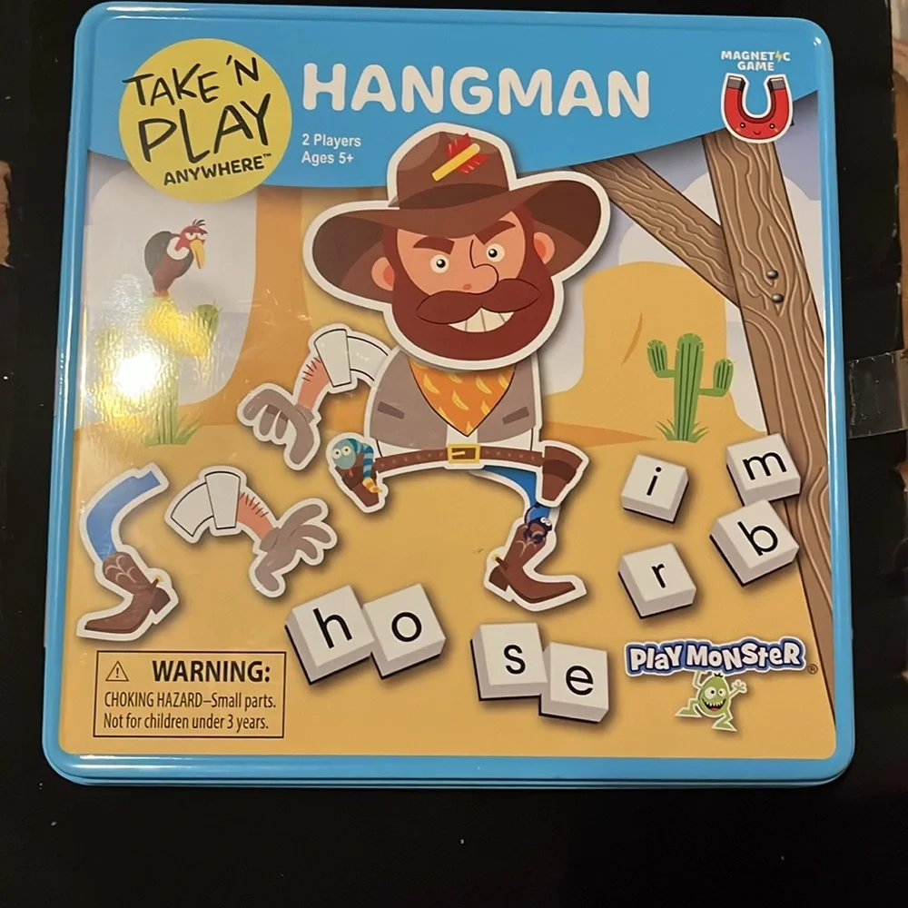 Take 'N Play Hangman Game - Blue